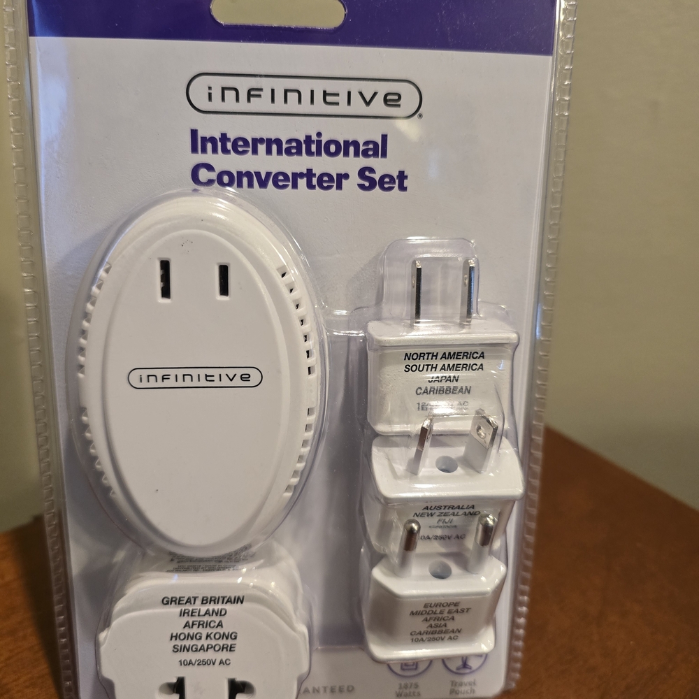 White International Converter Set - Travel Power Adapter